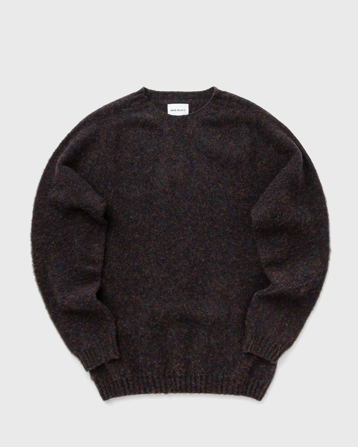 【DISCERNMENT】Lambswool basic round knitwear CABLE KNIT LAMBSWOOL ROUNDNECK SILVERBIRCH PULLOVER – Ngari