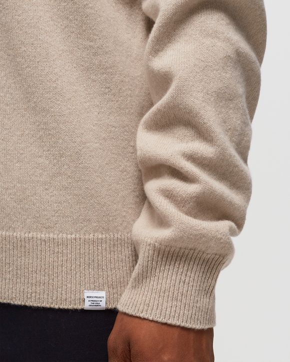 Norse Projects Marco Merino Lambswool Polo Beige | BSTN Store