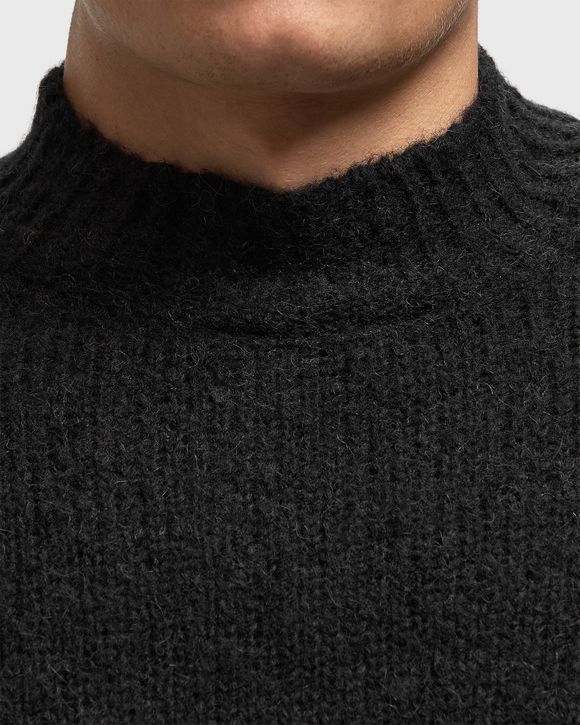 Rasmus Mock Neck Relaxed Brushed Sweater