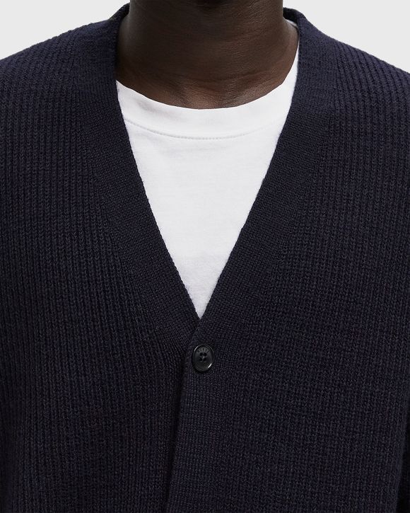 Loki Wool Cotton Rib Cardigan