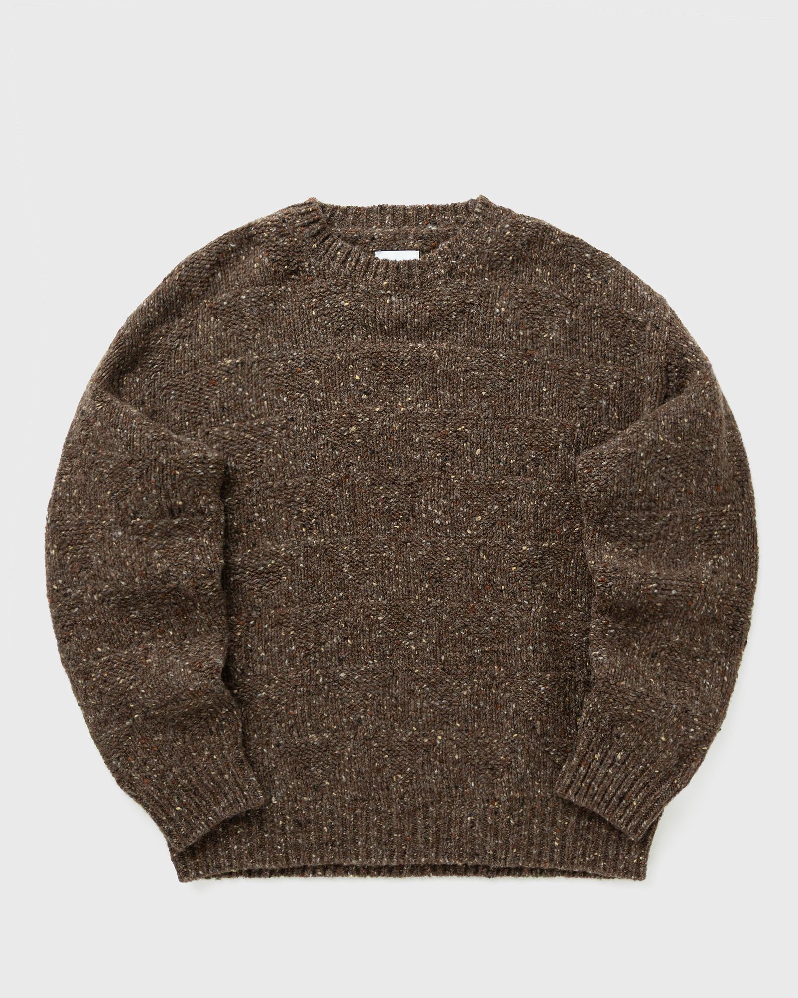Norse Projects Norse Projects Jonas Donegal Diamond Sweater in brown