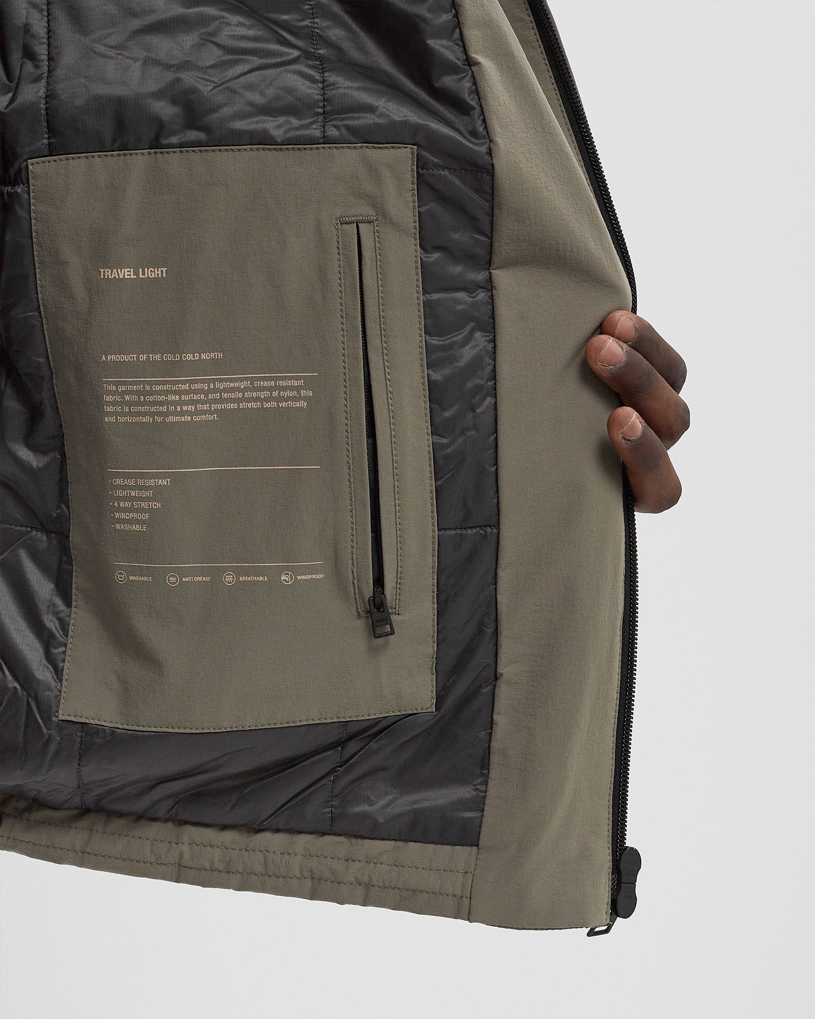 Korso Travel Light Insulated Harrington Jacket