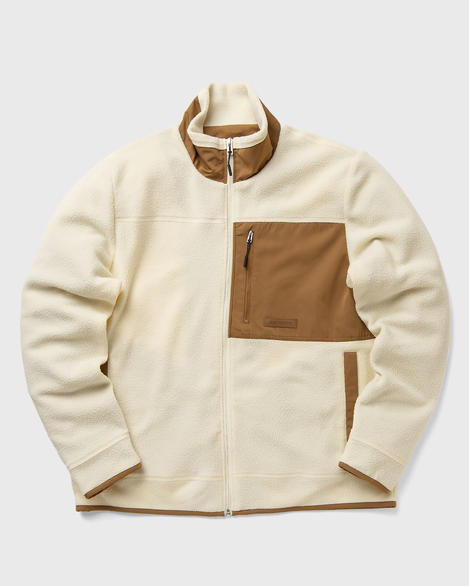 Norse Projects - frederik fleece full zip jacket men fleece jackets beige in größe:xl