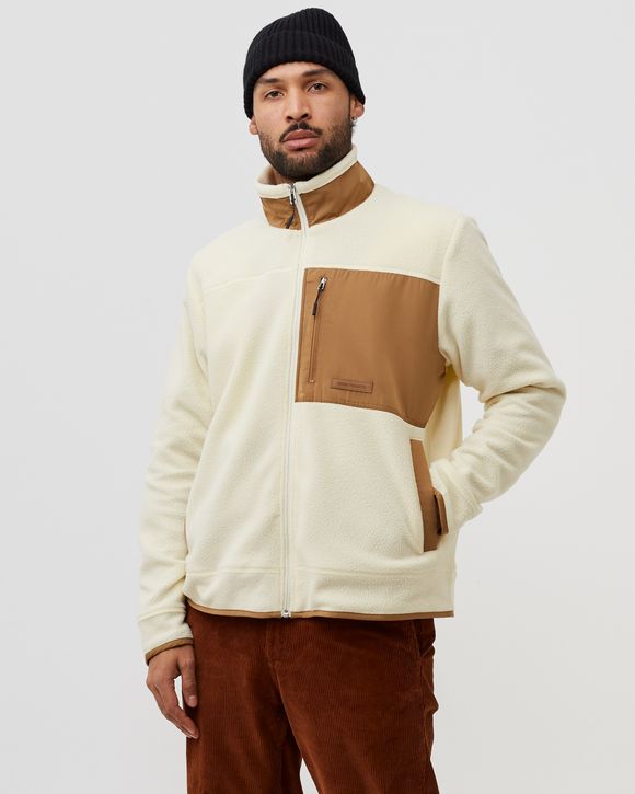 Norse Projects Frederik Fleece Full Zip Jacket Beige - Ecru