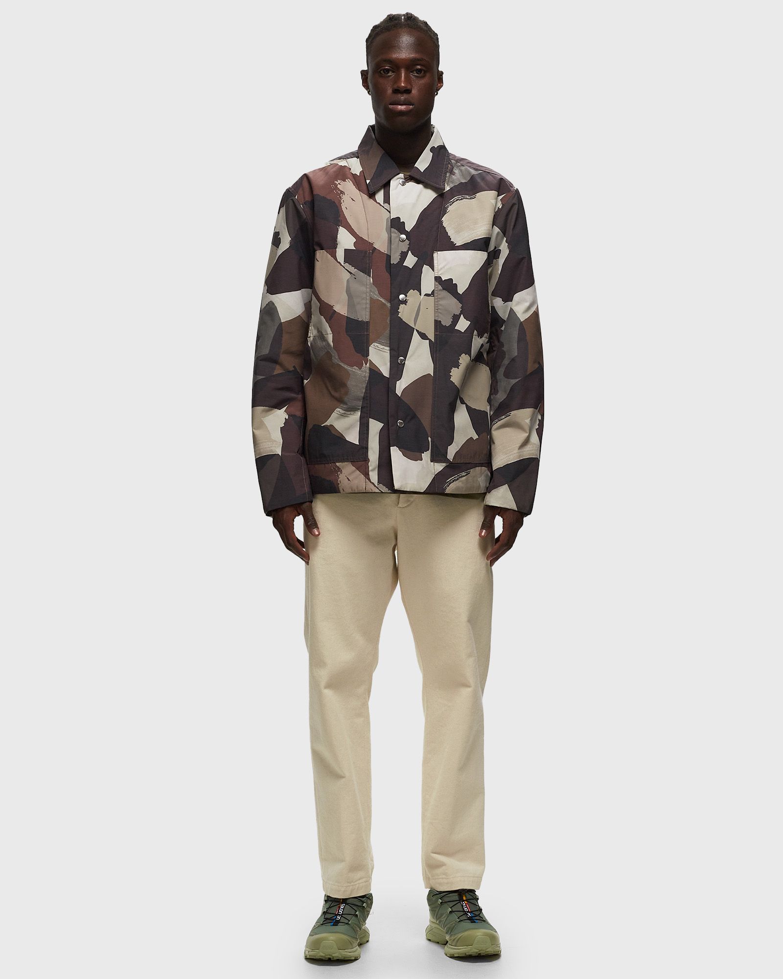 Pelle Camo Nylon Insulated Jacket