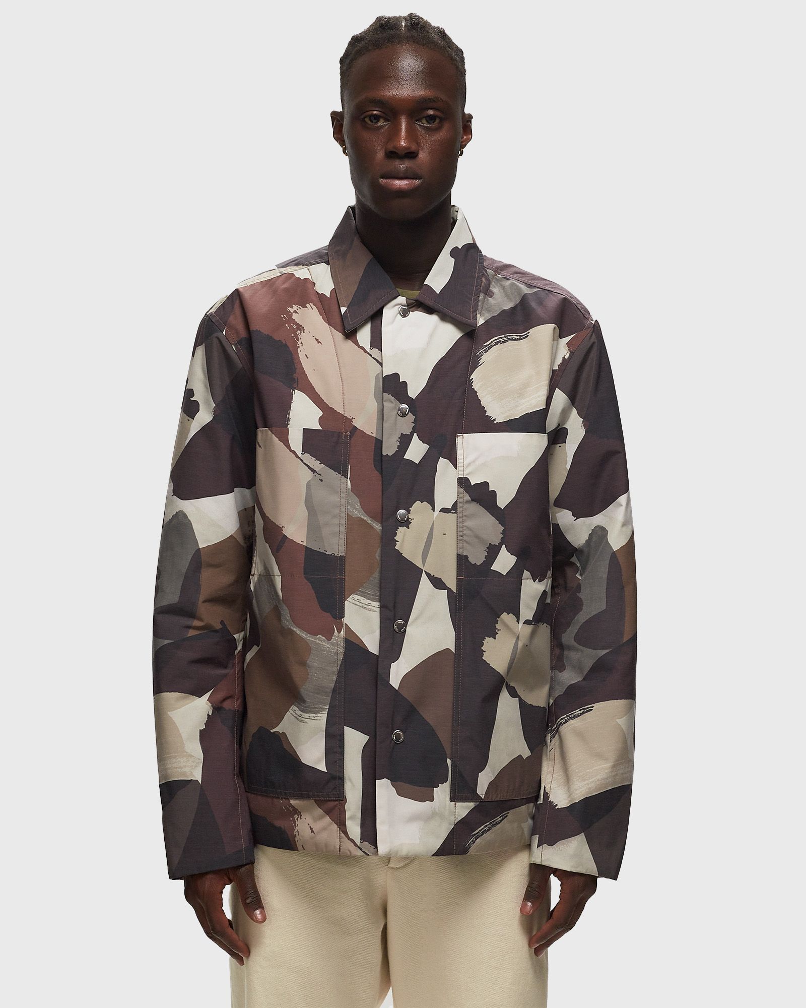 Pelle Camo Nylon Insulated Jacket