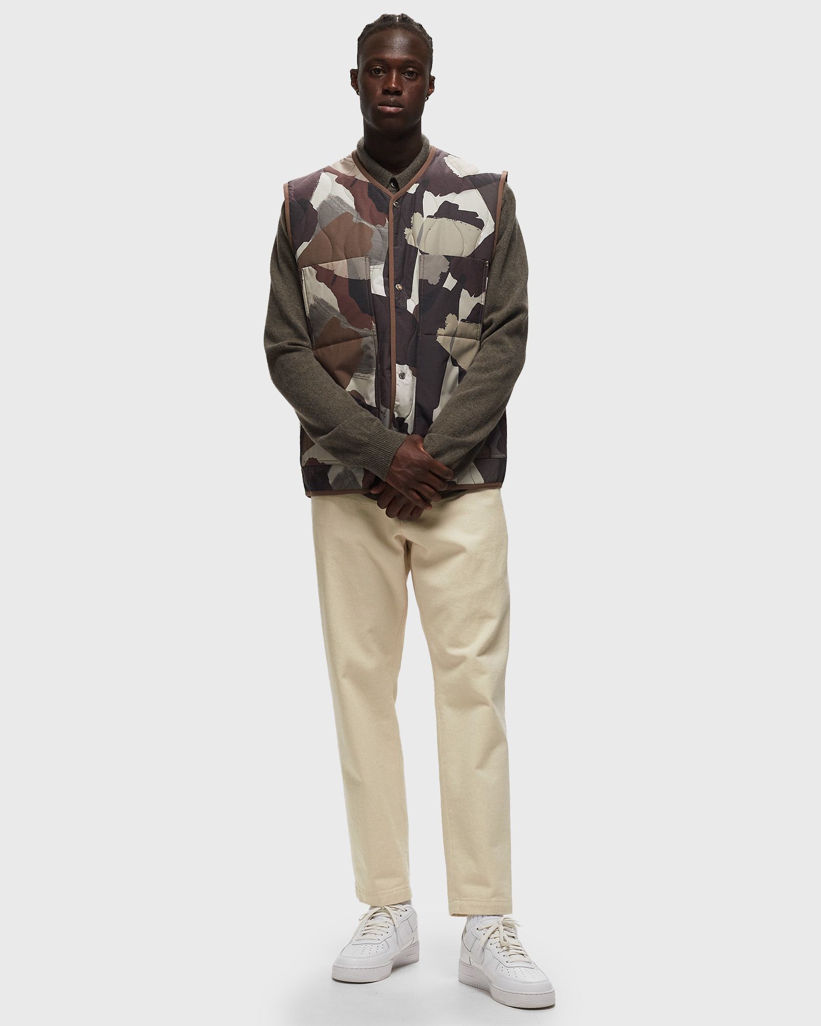 Peter Camo Nylon Insulated Vest