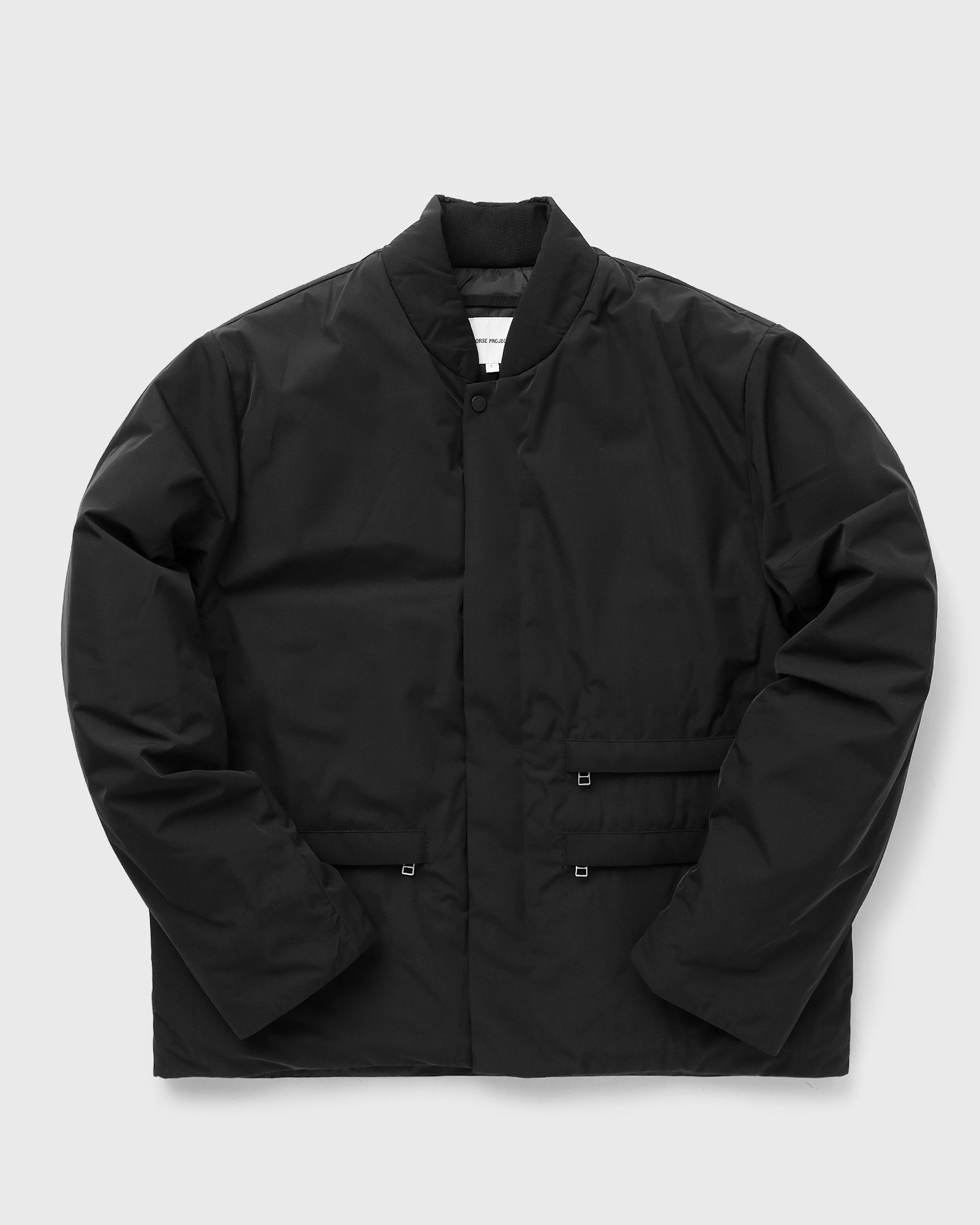 Norse Projects - ryan military nylon insulated bomber jacket men bomber jackets black in größe:xl