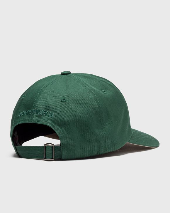 Norse Projects Chainstitch Logo Twill Cap Green | BSTN Store