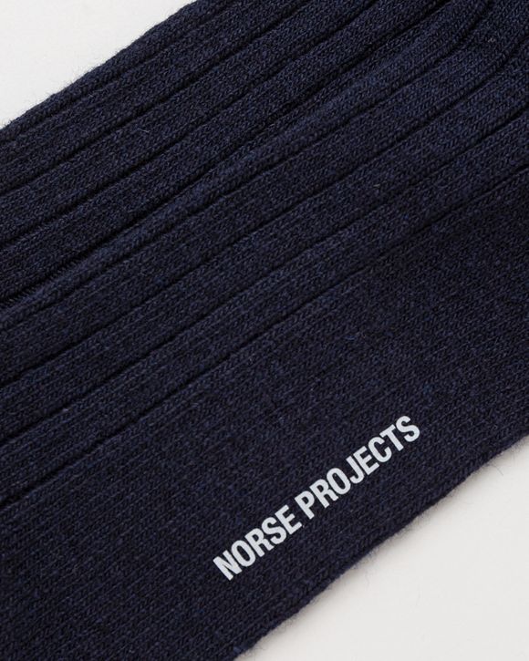 Bjarki Cashmere Wool Blend Rib Sock