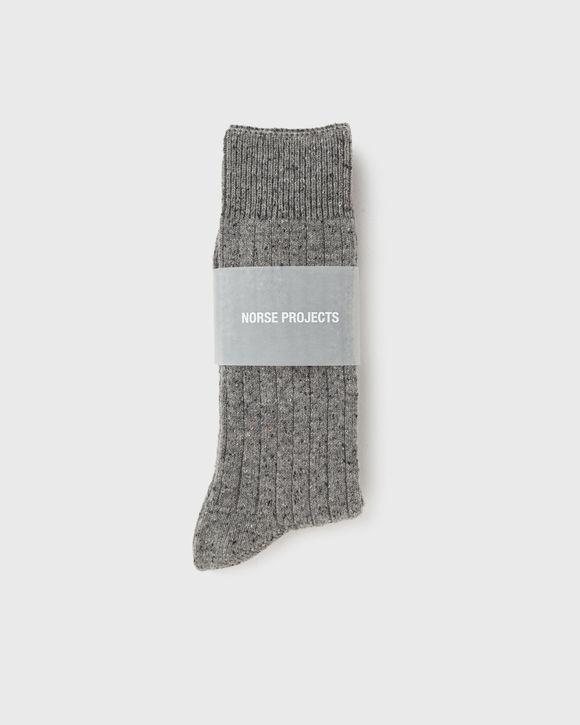 Bjarki Neps Wool Rib Sock