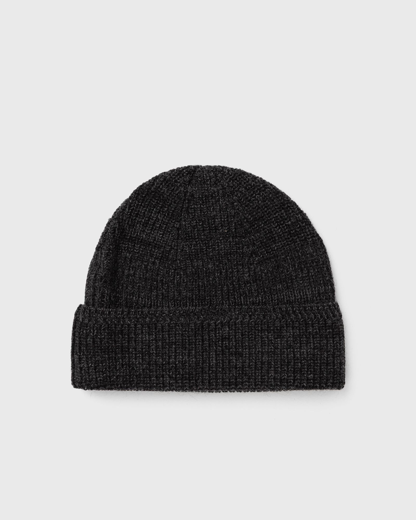 Wool Cotton Rib Beanie