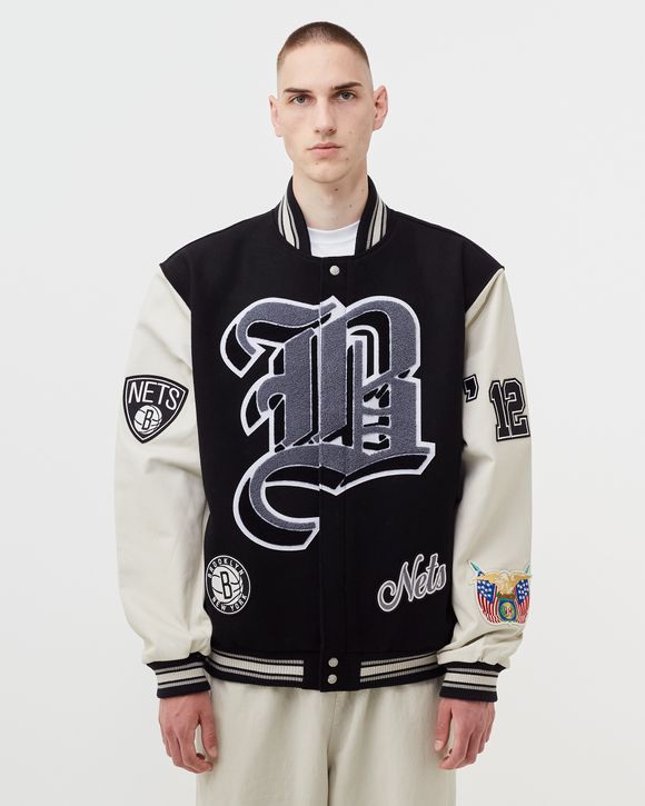 Brooklyn Nets - Wool & Leather Varsity Jacket