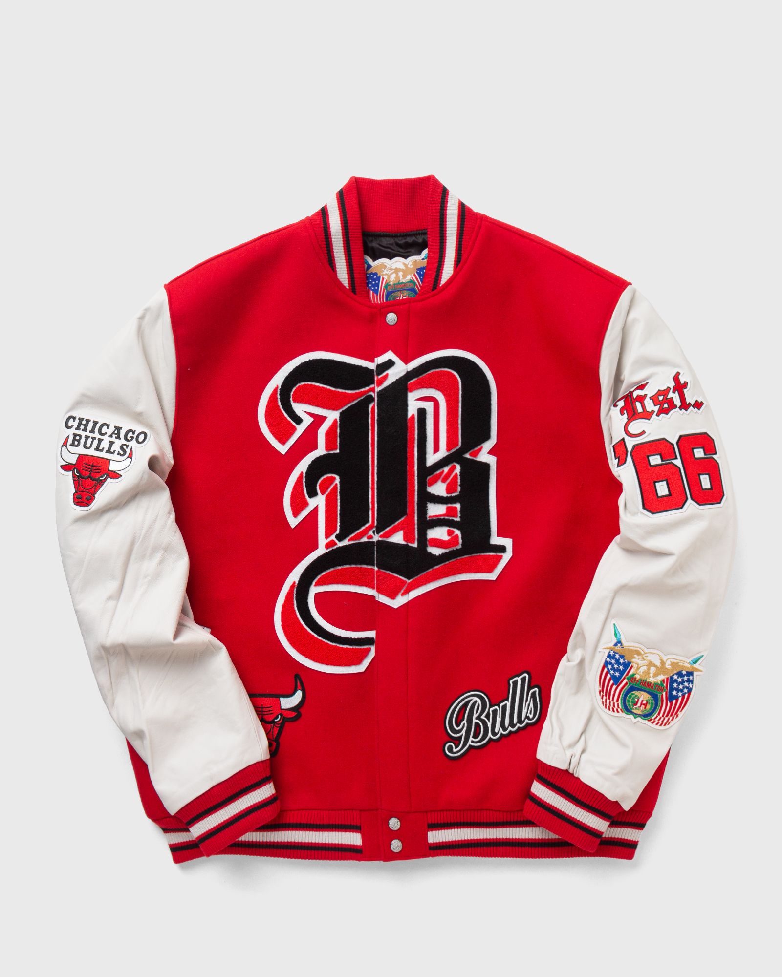 BULLS WOOL AND LEATHER JACKET