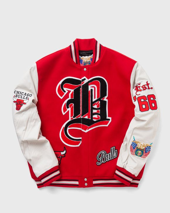 chicago bulls championship leather jacket