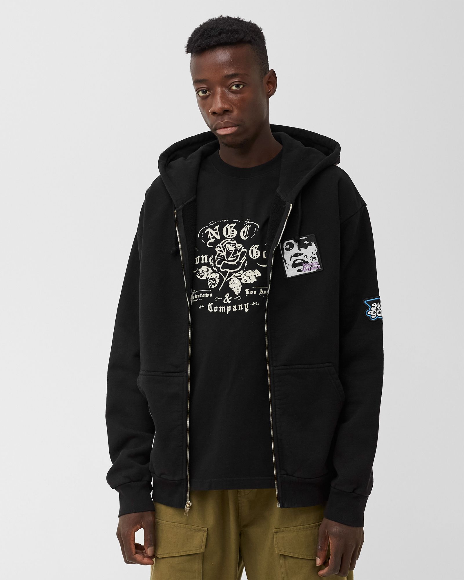 PATCHES ZIP HOODIE