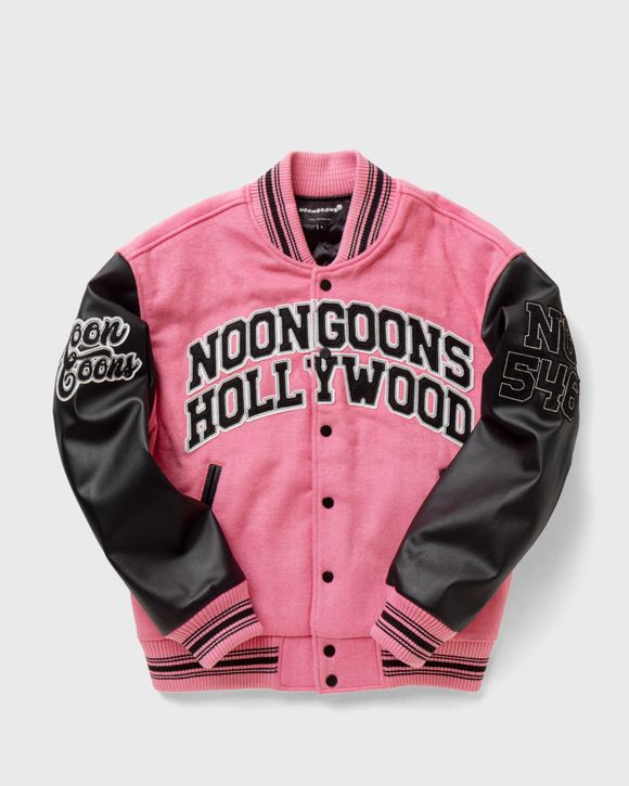 Noon Goons HOLLYWOOD HIGH VARSITY JACKET Pink | BSTN Store
