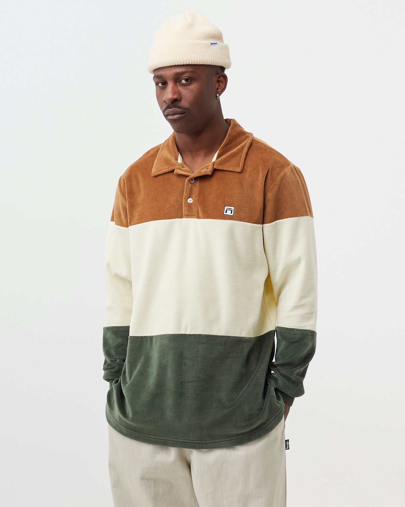 NAUGHTIES VELOUR POLO