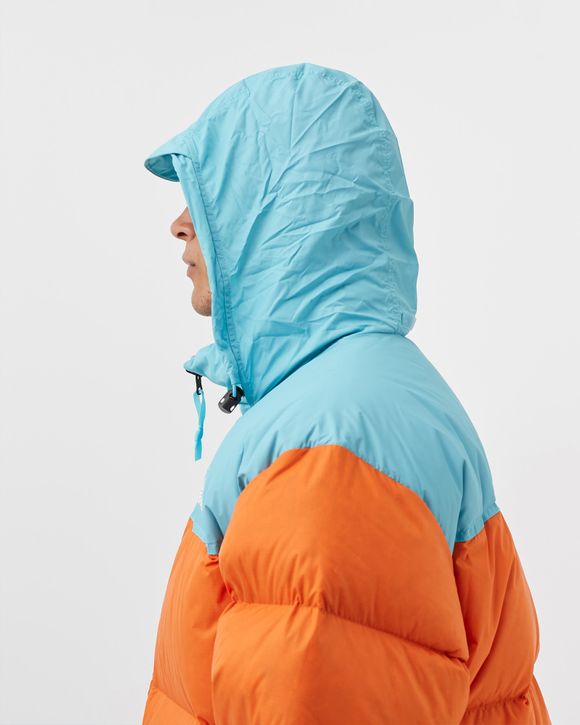 North face outlet blue orange jacket