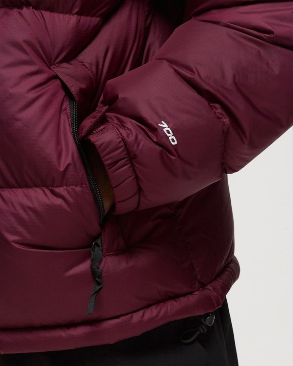 Burgundy north hot sale face jacket