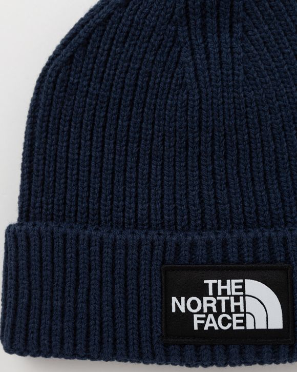 navy blue north face beanie