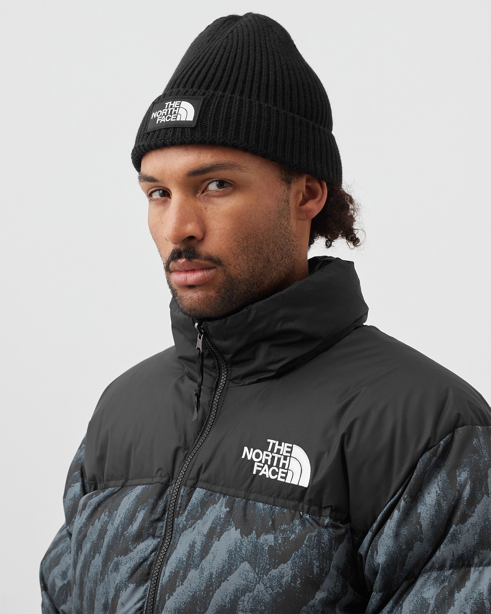 TNF LOGO BOX CUFFED BEANIE