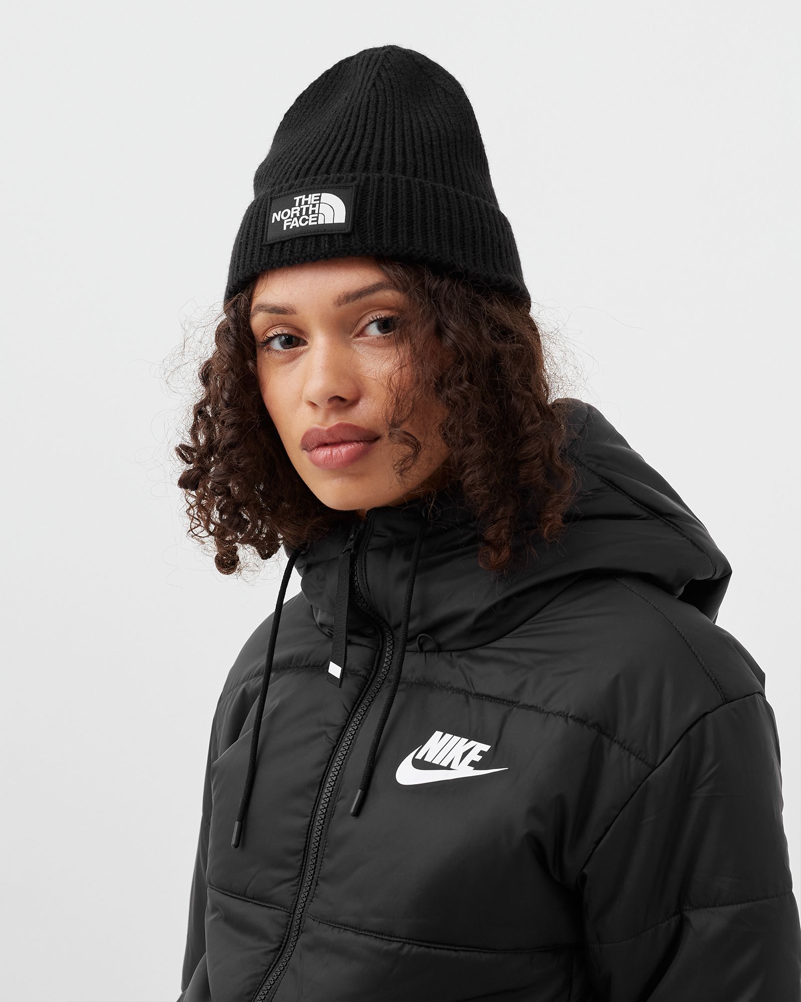 TNF LOGO BOX CUFFED BEANIE