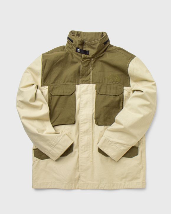 The North Face M66 UTILITY FIELD JACKET Grey - GRAVEL-MILITARY OLIVE