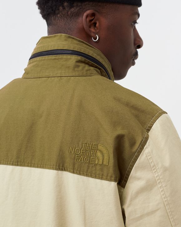 The North Face M66 UTILITY FIELD JACKET Grey - GRAVEL-MILITARY OLIVE