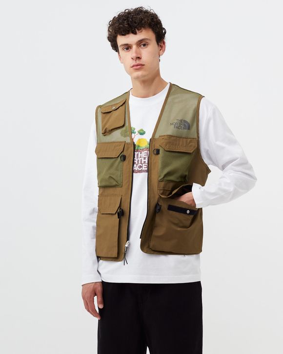 The North Face M66 UTILITY FIELD VEST Brown - MILITARY OLIVE