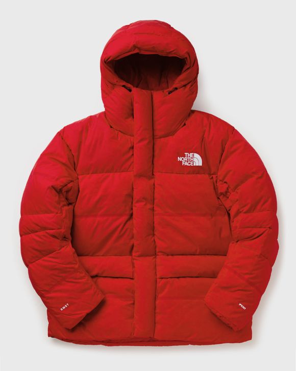 Red Nupste hooded Cloud down coat, The North Face x Undercover