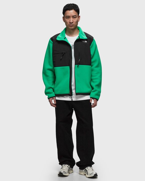 The North Face M DENALI JACKET Black/Green - OPTIC EMERALD