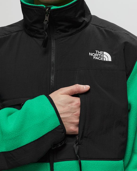 The North Face M DENALI JACKET Black/Green - OPTIC EMERALD