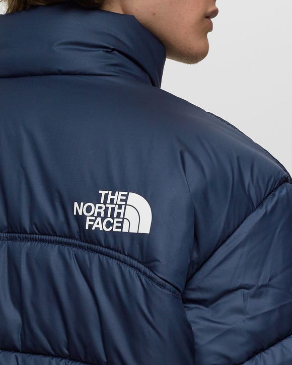 Grey and blue north face outlet jacket