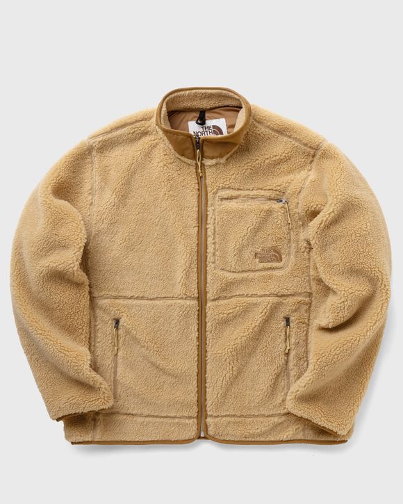 The North Face Extreme Pile full zip jacket in tan