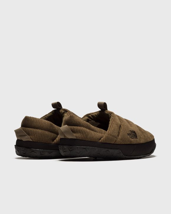 The North Face NUPTSE MULE CORDUROY Brown - MILTARYOLV/TNFB