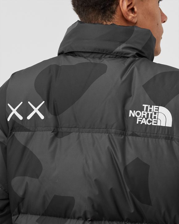The North Face TNF X KAWS 'PROJECT X' RETRO 1996 NUPTSE JACKET Black - KW  TNF BLACK NUPTSE PRINT
