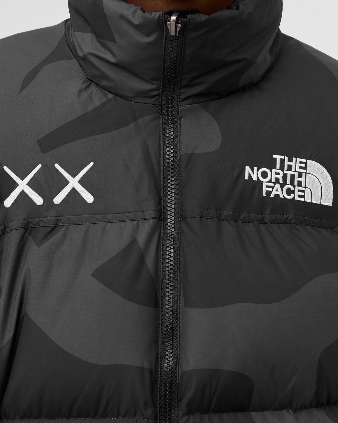 The North Face TNF X KAWS 'PROJECT X' RETRO 1996 NUPTSE JACKET Black | BSTN  Store