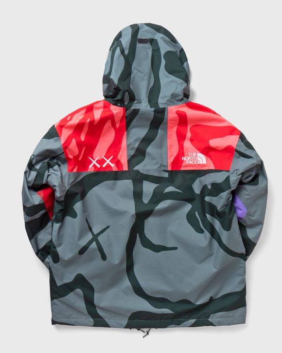 The North Face TNF X KAWS RETRO 1986 MOUNTAIN JACKET Green - BALSAM GREEN  86 PRINT