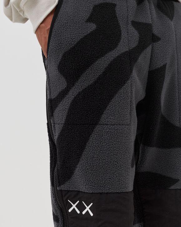 The North Face TNF X KAWS 'PROJECT X' RETRO 1995 DENALI PANT Black - KW TNF  BLACK DENALI PRINT