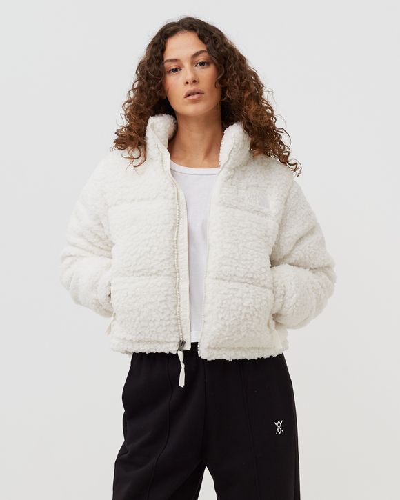 The North Face W HIGH PILE NUPTSE JACKET White - GARDENIA WHITE