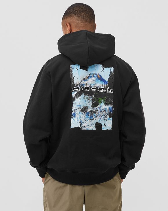 The North Face PRINTED HEAVYWEIGHT PULLOVER HOODIE Black - tnf black