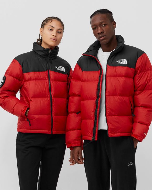 North face coats on sale red