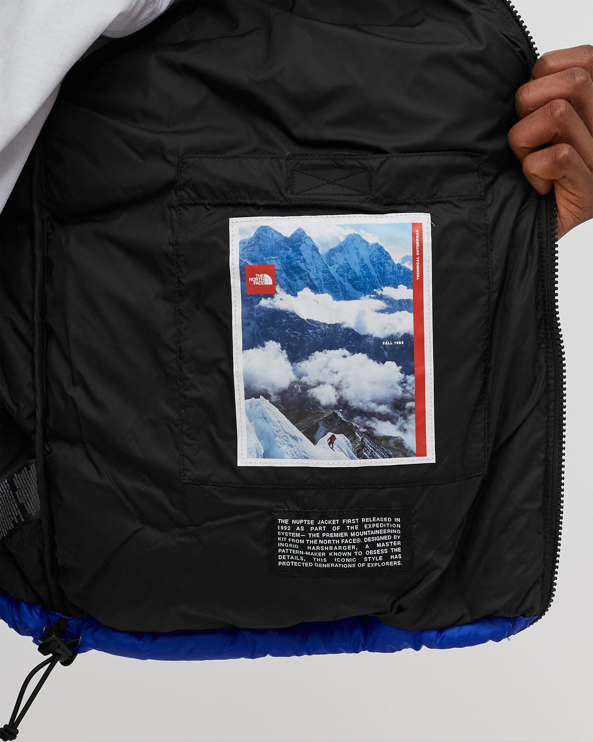 The North Face 92 RETRO ANNIVERSARY NUPTSE JACKET Blue