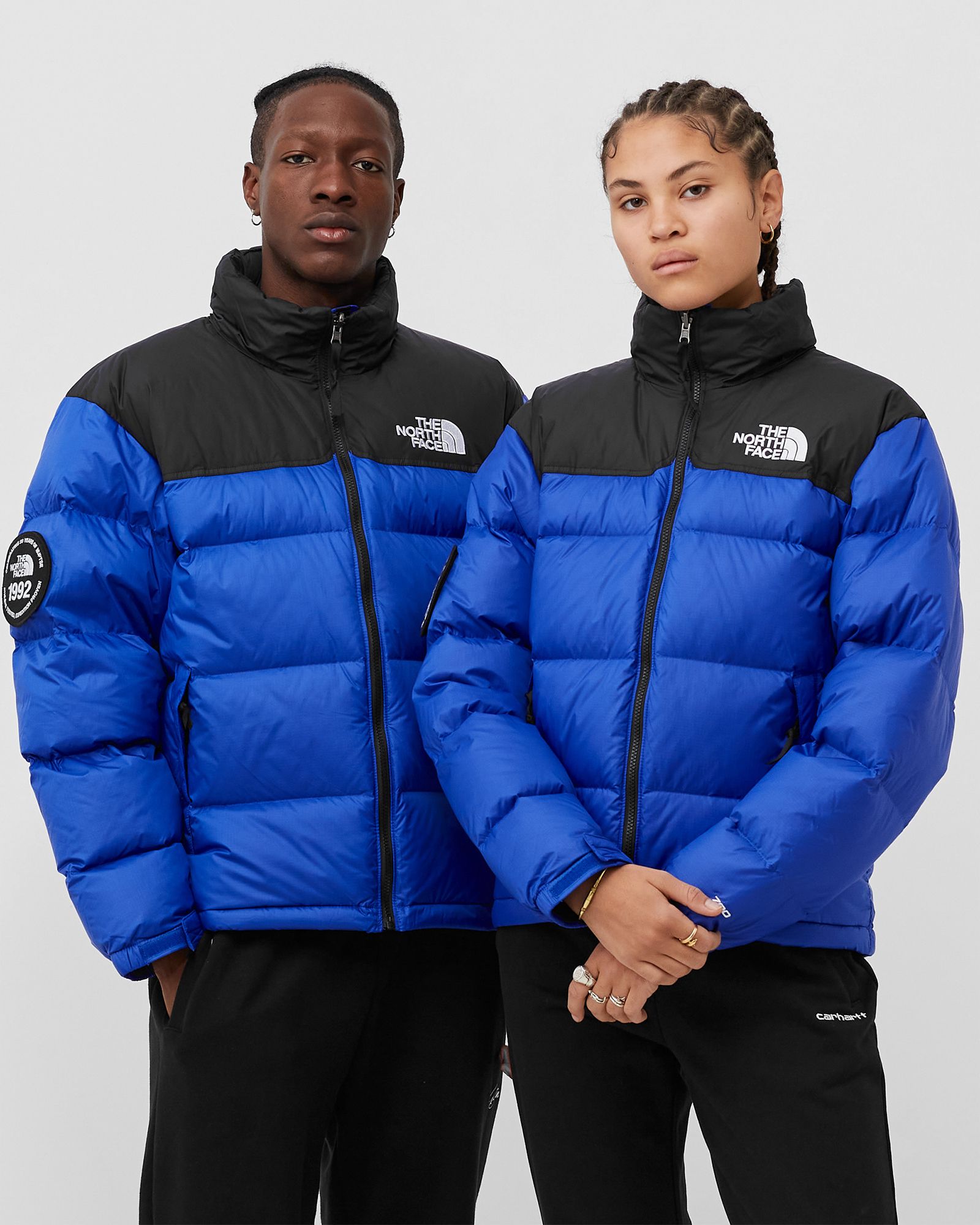 ジャケット・アウター 1992 RETRO ANNIVERSARY NUPTSE JACKET S The North Face Mens Print 92 Retro Anniversary Nuptse Jacket
