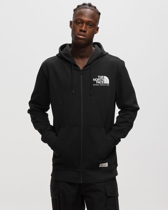 Black zip up hoodie north face sale