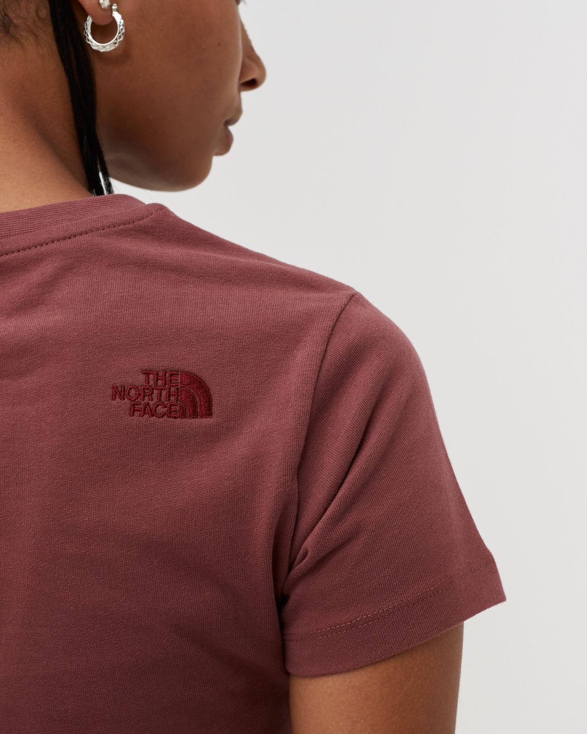 The North Face W PREMIUM SIMPLE LOGO TEE Red | BSTN Store