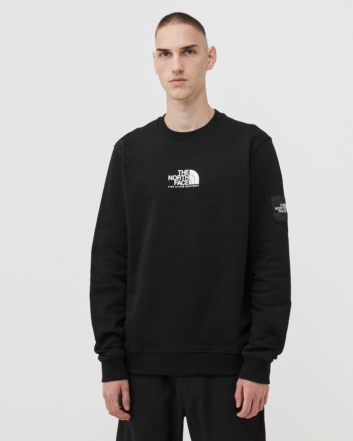 即発★大人気★THE NORTH FACE★MEN'S FINE CREW★NF0A7X1LJK3 The North Face SEASONAL FINE CREW Black | BSTN Store