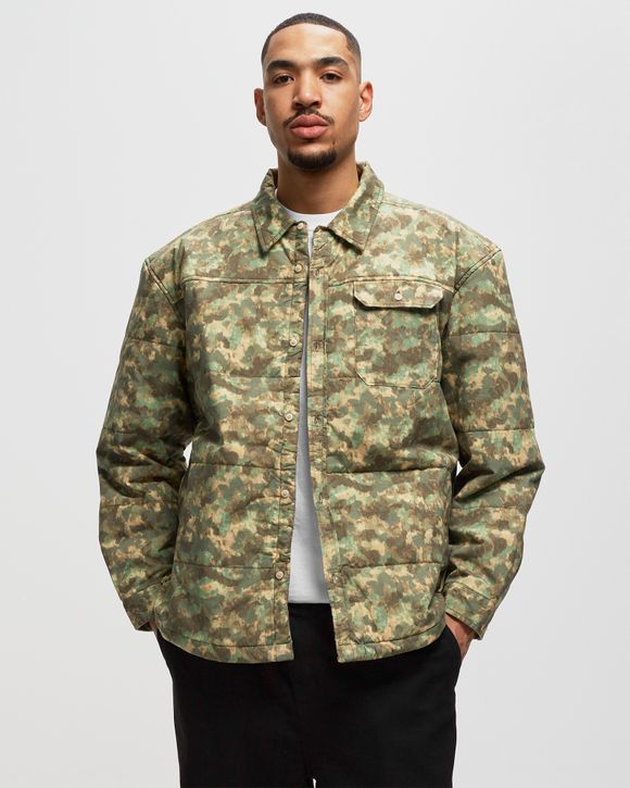 The North Face Heritage M66 insulated shirt jacket in camo