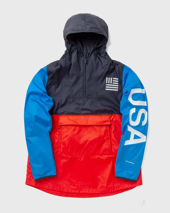 The North Face WMNS INTERNATIONAL COLLECTION FANANORAK Red - Fiery  Red-Aviator Blue-Hero Blue